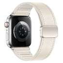 Leather Watch Strap with Magnetic Buckle for Apple Watch (WA34)