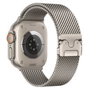 Metallic Watch Strap with Umbrella Buckle for Apple Watch (WA33)
