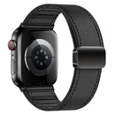 Leather Watch Strap with Magnetic Buckle for Apple Watch (WA34)