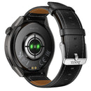 Smart Watch w/ Call Feature, IPX4 Waterproofing, 3~5 Days Battery Life, Genuine Leather Strap (Y35)