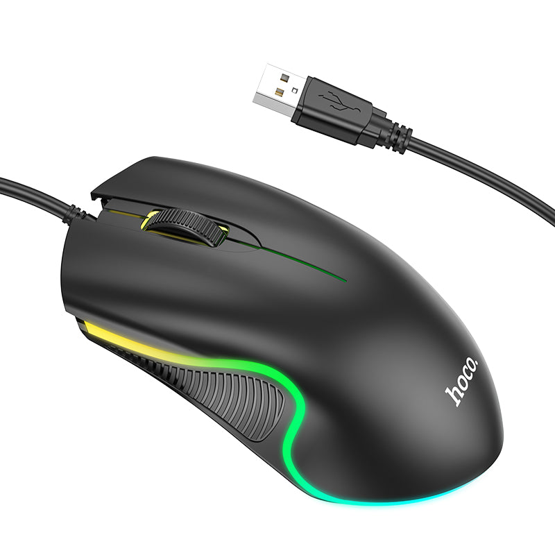 Wired Gaming Mouse w/ RGB Light (GM19)