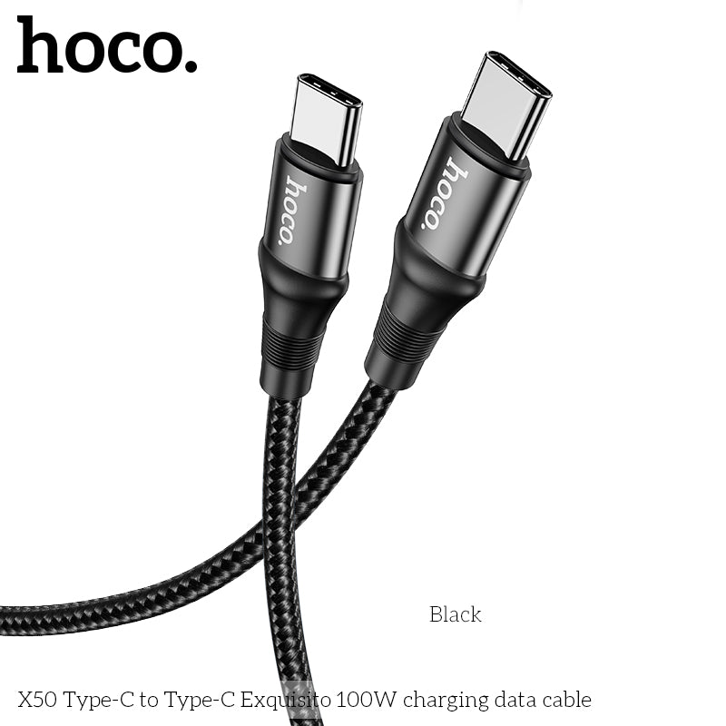 100W PD Super Fast Type C to Type C Cable (X50)