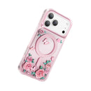 Keephone Roseland Premium 3D Crystal Rose Case | MagSafe Compatible | iPhone 17 Series (ROSELAND)