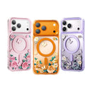 Keephone Roseland Premium 3D Crystal Rose Case | MagSafe Compatible | iPhone 17 Series (ROSELAND)