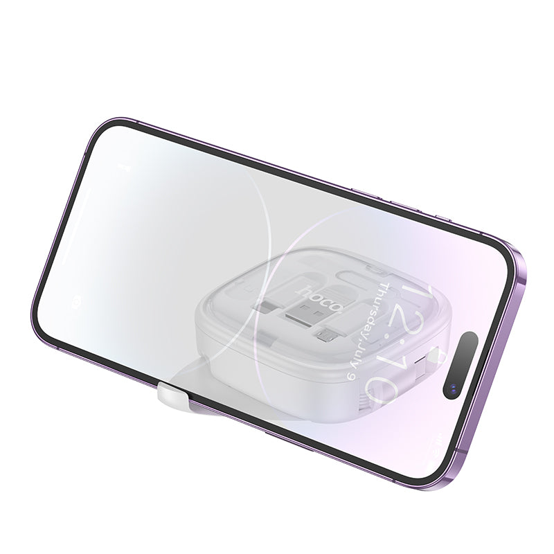 6-in-1 Retractable PD 60W Fast Charging Cable Kit with Phone Stand (U140)