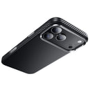 Magnetic Shock Proof Case w/ MagSafe Compatible, Premium T6000 Carbon Fiber Texture, Hidden Ring (AS13) - iPhone 17 Series