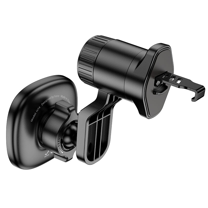 Magnetic Air Vent Phone Holder w/ Ring Magnet, Hook Locking (H74)
