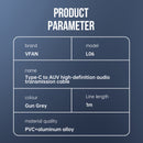 USB-C to 3.5mm Aux Cable w/ HD Audio (L06)