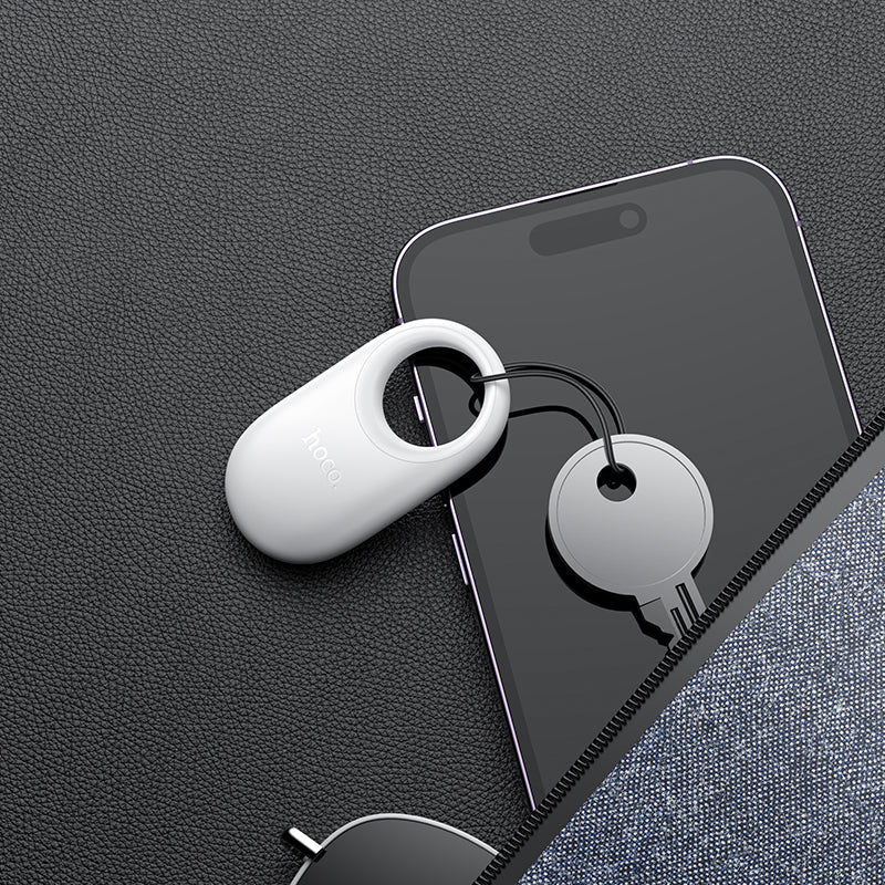 Smart Wireless Tracker Tag w/ Long Battery Life (E94) White