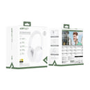 Premium Wireless Headset with -48dB Hybrid ANC Noise Cancellation, 80 Hours (H12)