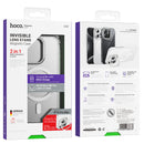 Premium Magnetic Clear Case w/ 4 Corner Air Cushion, Hidden Lens Stand, Germany Anti Yellowing Material (AS9)