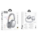 Premium Bluetooth Headset w/ 55 Hours, ANC Noise Cancelling, HOCO Music App (W63)