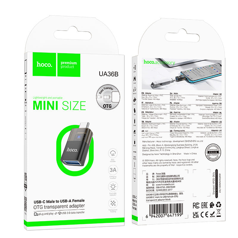 OTG Adaptor w/ Plug and Play, Data Transfer (UA36)