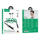 Neckband Bluetooth Earphone w/ MicroSd Card Input, 150 Hours, LED Battery Display (ES62 Plus)