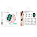 Pink Smart Watch w/ Call Feature, 3~5 Days Battery Life, IP67 Waterproofing, Menstrual Cycle Tracking for women (Y32)