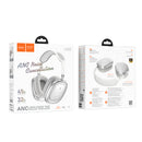 Premium Bluetooth Headset w/ 45 Hours, ANC Noise Cancelling, Easy Control Knob, HOCO Music App (W68)