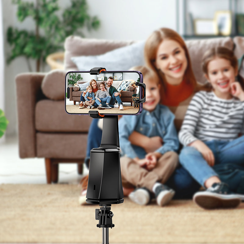 Automatic Face Tracking Selfie Dock with 360' Rotation, 7M Reaction Range, AI Hand Gesture Recognition, AI Smart Follow Up (K26)