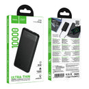 2A Ultra Thin Power Bank with Dual Input & Output, LED Indicator (10000mAh) (J153)