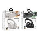 Premium Bluetooth Headset w/ 90 Hours, ANC Noise Cancelling, Light Weight Comfort Fit (W53 Plus)