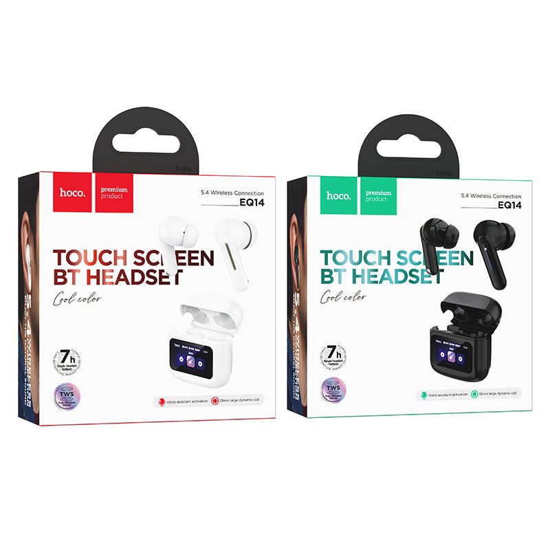 TWS Earbud w/ LCD Touch Screen, 7 Hours (EQ14)