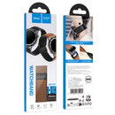 Universal Leather Watch Strap with Magnetic Buckle for Non-Apple Watch including HOCO Watch, Samsung, Huawei, Xiaomi, Vivo, OPPO etc (WH18)