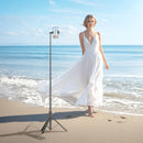Premium 1.71m Selfie Stick with Drop-to-Open Tripod | Heavy-Duty Aluminum Stand with Bluetooth Remote (E31)