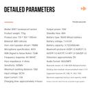 15W Bluetooth Speaker w/ LED Ring Light, IPX6 Waterproof (BS07)