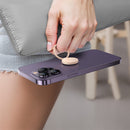 Metallic Foldable Ring Phone Grip & Stand (DCA64) Black