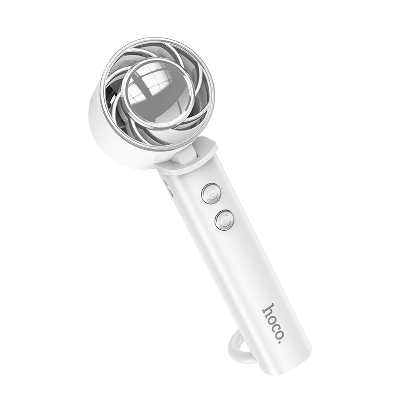 Portable Multi-Functional Electric Fan w/ Handheld & Desktop Stand, 3 Speed Adjustable Airflow (HX61)