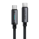 LED Illuminated Nylon Braided Aluminum Alloy Fast Charging Cable (C19)