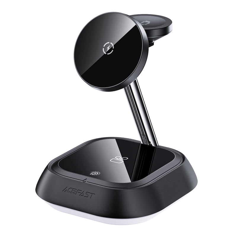 20.5W Premium 3-in-1 Magnetic Wireless Charger w/ Stylish Ambient Light (E16)