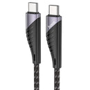 60W PD Nylon Braided Super Fast Charging Cable - USB C to USB C (U95) 1.5 Meter