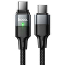 240W PD Metallic Nylon Braided Cable with Magnetic Detachable Plug (U159) USB-C to USB-C