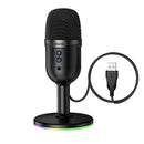 Desktop Omni-Directional Microphone with RGB Light (L25)