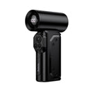 Portable High-Power Fan with 130,000 RPM Ultra-High Speed, Rechargeable Turbo Fan with Digital Display, 3x Air Nozzle (HX68)