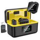 Premium Dual Wireless Digital Microphone w/ Lightning & Type C Dual Connector, Magnetic Lapel (L17)