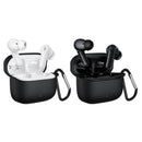 Semi-In-Ear TWS Earbuds with 7 Hours, Carry Case and Snap Hook (EQ30) White