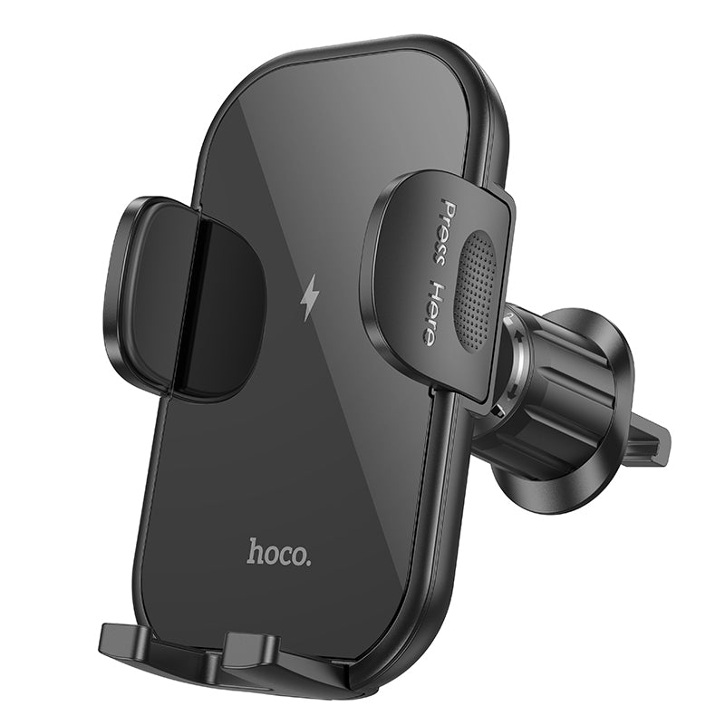 15W Wireless Charging Air Vent Phone Holder w/ Hook Locking (HW4)