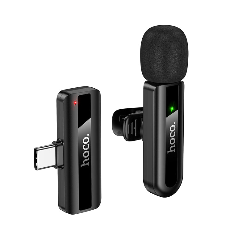 Wireless Digital Microphone w/ USB-C Connector, DSP Digital Noise Reduction (L20-C)