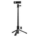 Multifunctional Bluetooth Selfie Stick w/ 95cm Tripod, V5.2 Remote, Camera Mount (K101)