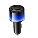 24W 4-Ports Fast Car Charger with 2x USB-C, 2x USB-A, LED Ambient Light (Z69)
