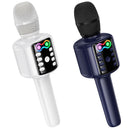 Bluetooth Karaoke Microphone & Speaker, with USB Drive/MicroSD Card/Aux Input (L24)
