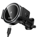15W Wireless Charging Magnetic 2-in-1 Air Vent Phone Holder – Magnetic or Clamp Mount (HW35)