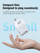 65W GaN Ultra Fast Charger w/ 2 USB-C & USB-A (AU7)