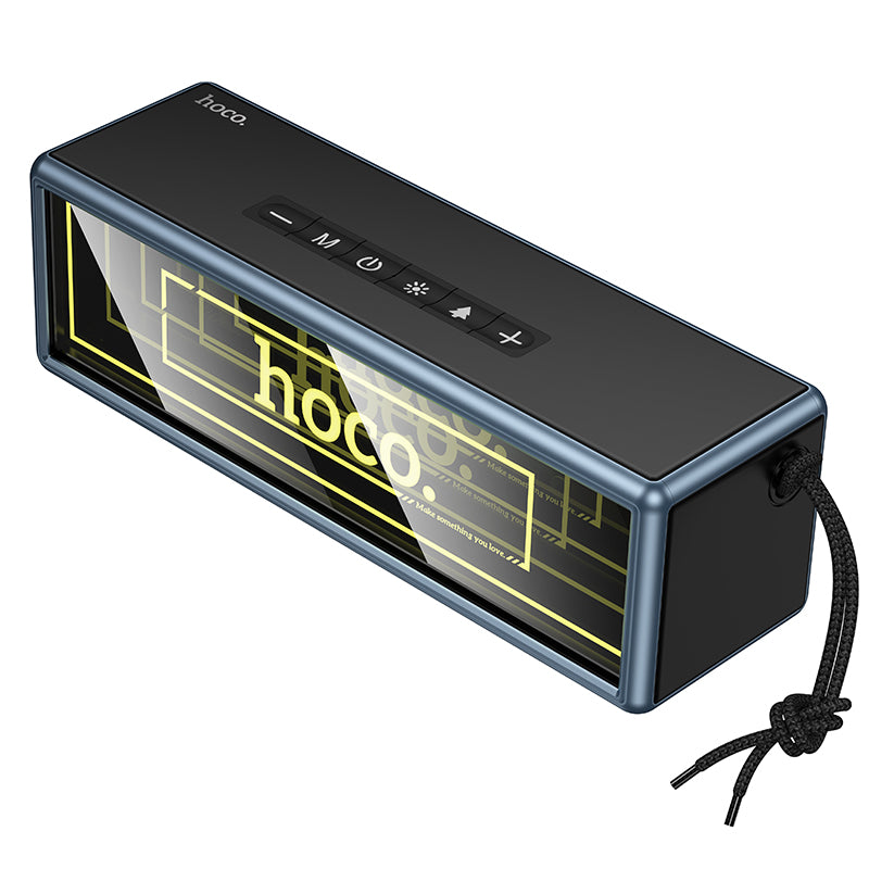 20W Bluetooth Speaker with Matrix LED Light, FM/MicroSD/USB/Aux Inputs (HC40)