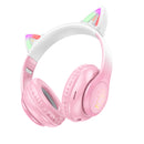 Bluetooth Cat Ear Headset w/ LED Light (W42)
