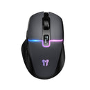 Premium Gaming Mouse with LED Display, Wired & Wireless Modes, 12000 DPI, RGB Light (GM651)