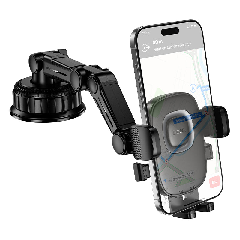 Extra Long Arm Phone Holder for Windshield & Dashboard (H89) Ideal for Commercial Vehicle, Truck, Large SUV