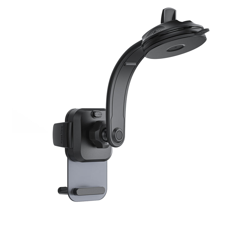 One Click Locking Dashboard Phone Holder w/ Powerful Suction (D26)