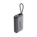 35W PD Fast Charging Power Bank with LED Battery Display, Retractable USB-C Cable, CCC Certification (10000mAh) (M32)